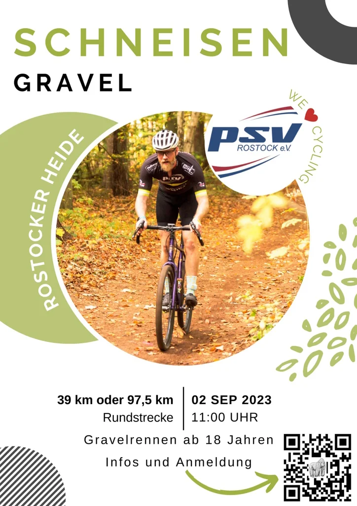 Schneisen-Gravel durch die Rostocker Heide