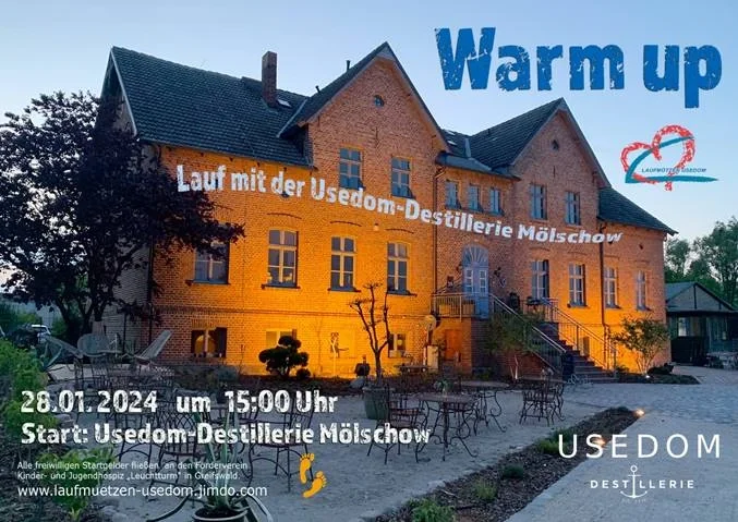 „Warm Up – Lauf“ mit der Usedom-Destillerie in Mölschow