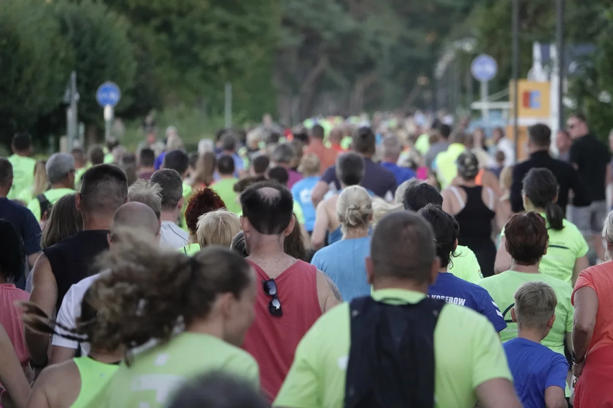 Spendenlauf mit den Laufmützen Usedom und dem Korbwerk in Ückeritz