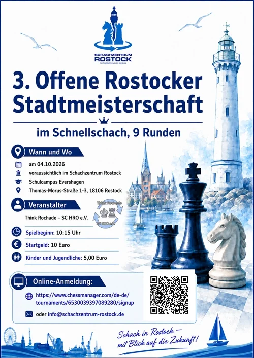 3. Offenen Rostocker Stadtmeisterschaft im Schnellschach