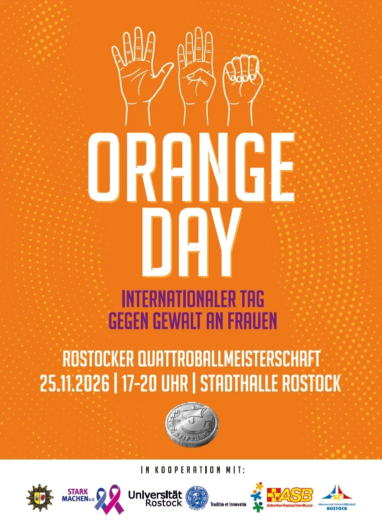 1. Rostocker Quattroballmeisterschaft zum Orange Day