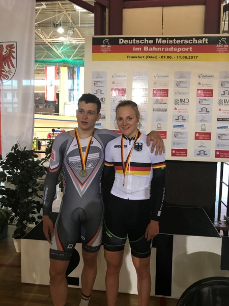 Erfolgreiche Deutsche Meisterschaften im Bahnradsport
