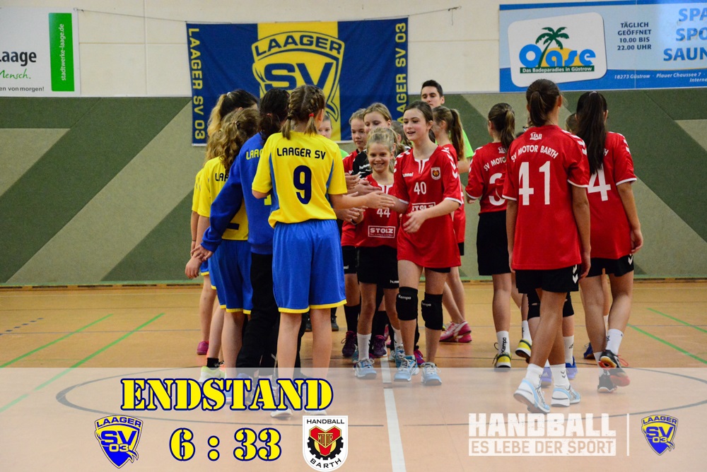 20171105 Laager SV 03 Handball wJD - SV Motor Barth