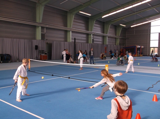Sportliches Schwerin mit sportiven Kindern
