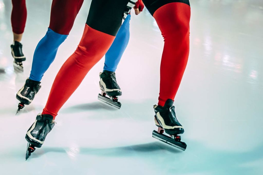 Short Track-Abschlußtag und Geburtstag einer Eisschnellläuferin