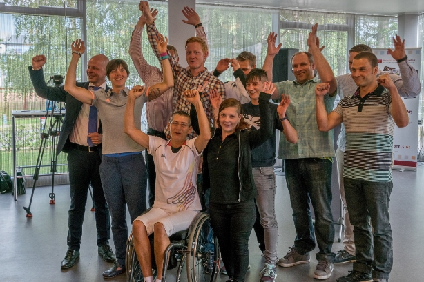Empfang für erfolgreiche Para-Sportler in Rostock