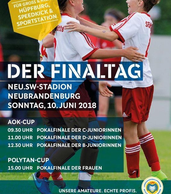 Neubrandenburg ist Schauplatz für Pokalfinals der Frauen und Juniorinnen