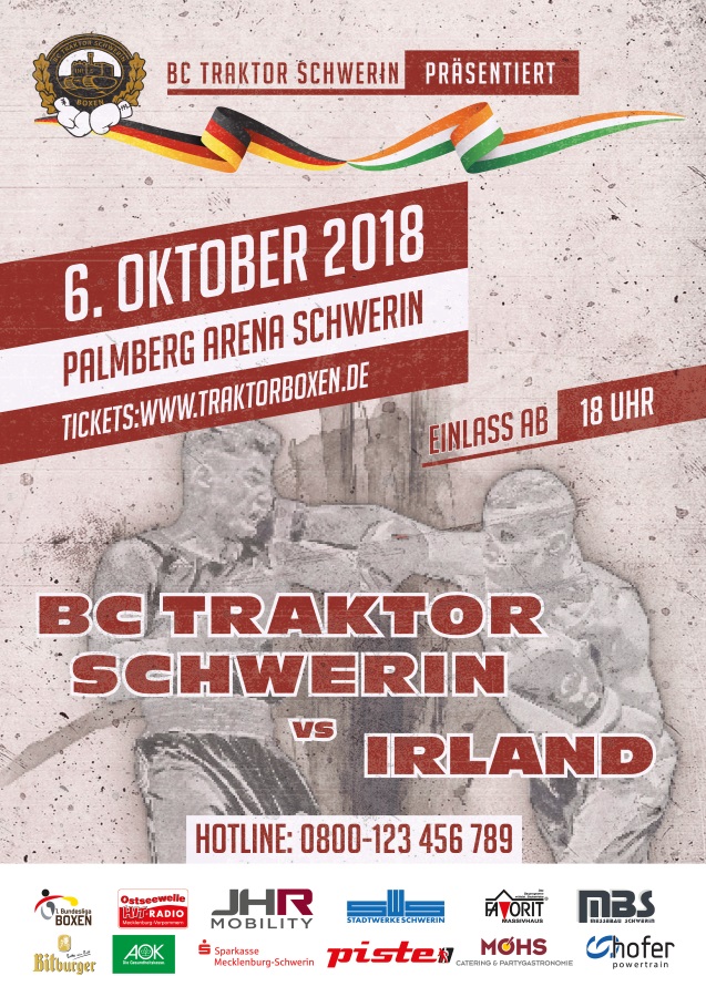 Box-Kracher: BC Traktor gegen Irland in Schwerin
