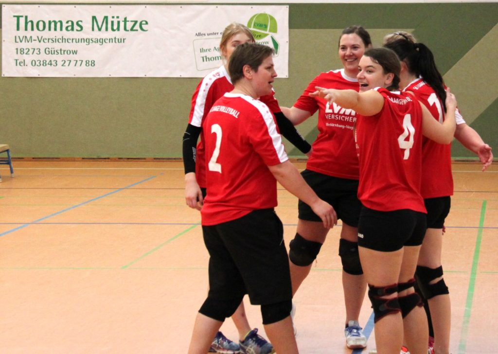 3 weitere Punkte für die Volleyball-Damen des SC Laage e.V. in der Landesklasse Ost