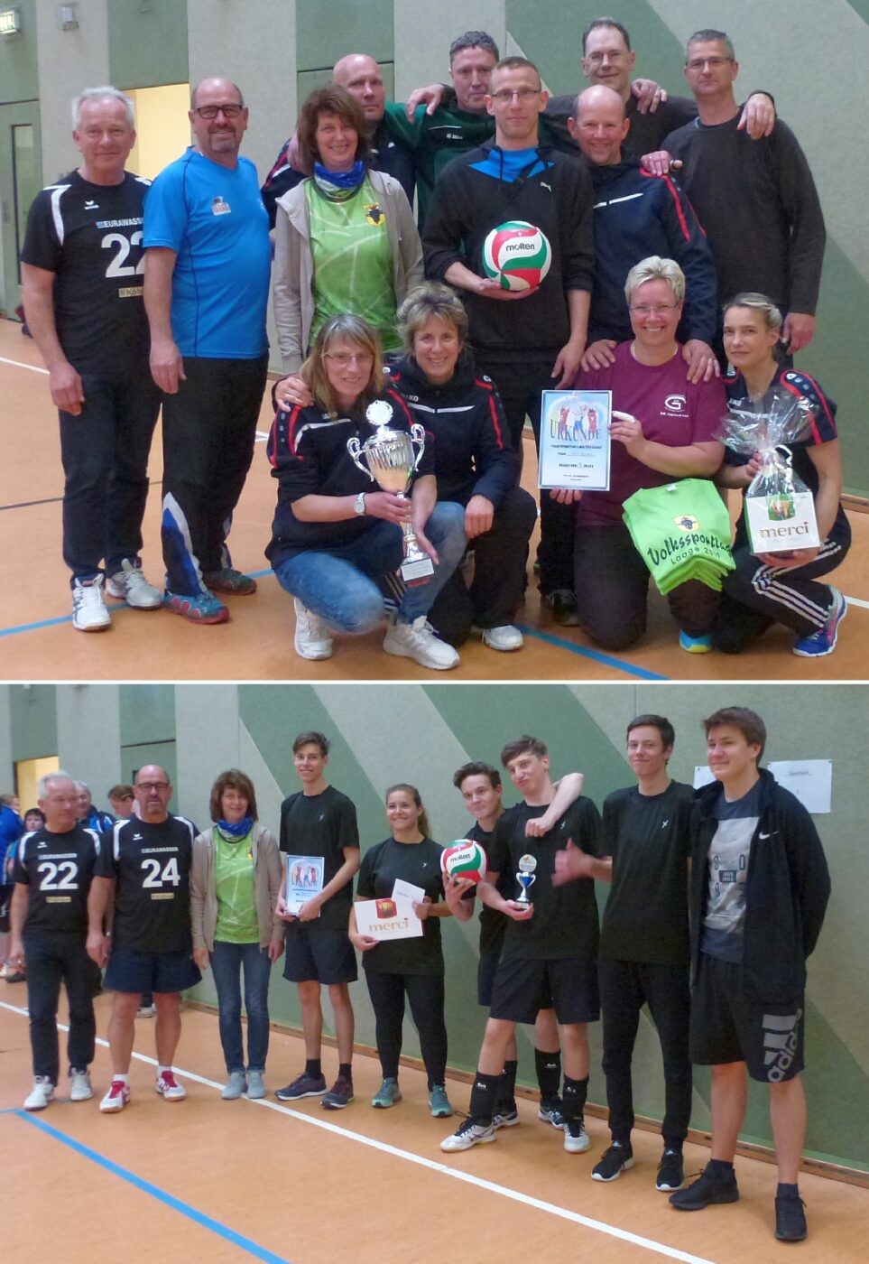 Volleyball am Volkssporttag in Laage