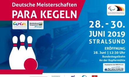 36. Deutsche Meisterschaften Para Kegeln / Bohle in Stralsund