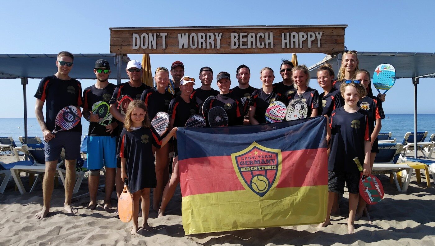 IFBT Team Germany bei der Beach Tennis WM in Castelldefels/Spanien.