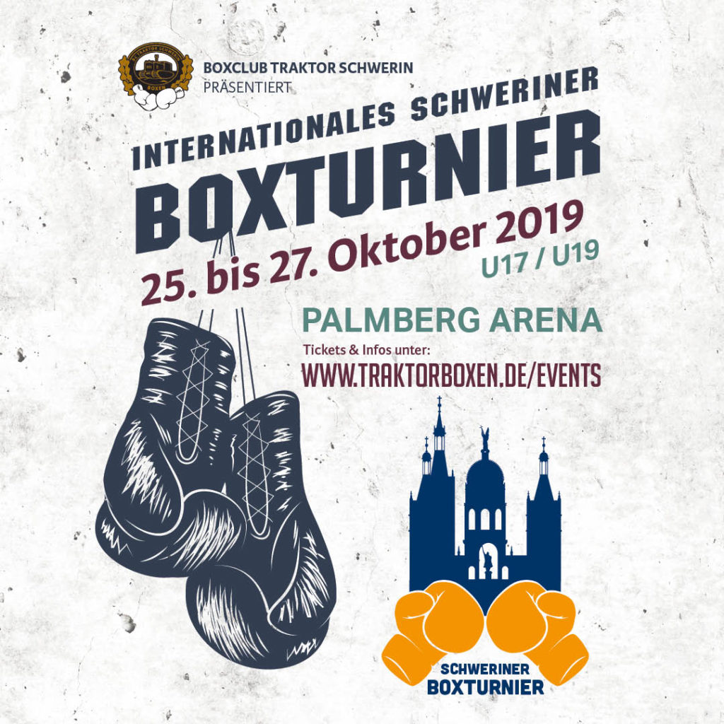 Plakat Internationales Schweriner Boxturnier