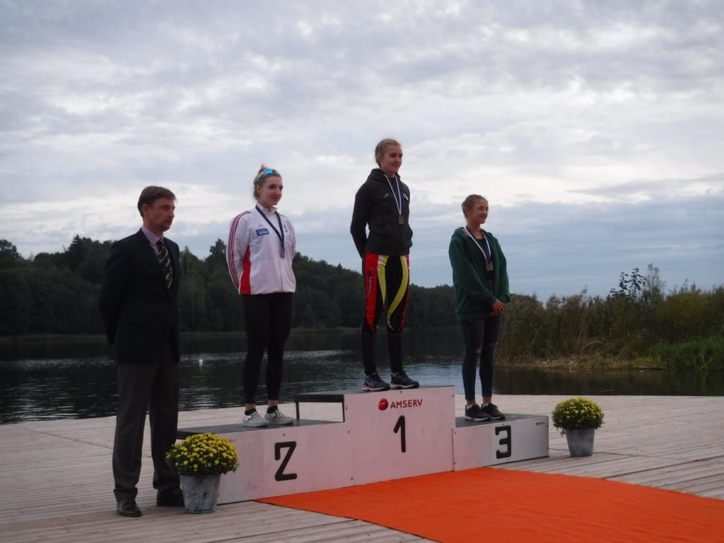 Holte in Viljandi Gold über die 2.000 Meter: Aurelia-Maxima Janzen. Foto: Rostocker Ruderclub