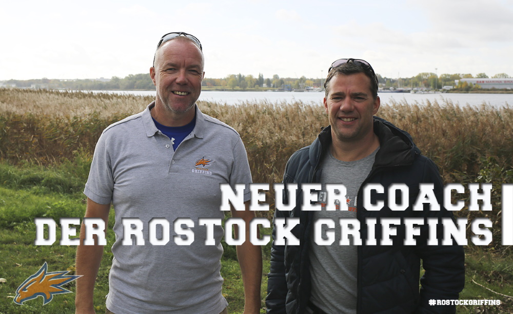 Headcoach Markus Grahn (links) zusammen mit Griffins-Manager Jens Putzier. Foto: Griffins Media Team