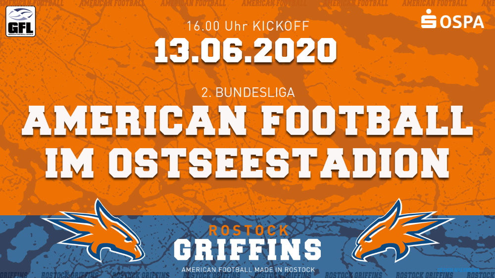 Amerikan Football 2. Bundesliga - Rostock Griffins im Ostseestadion