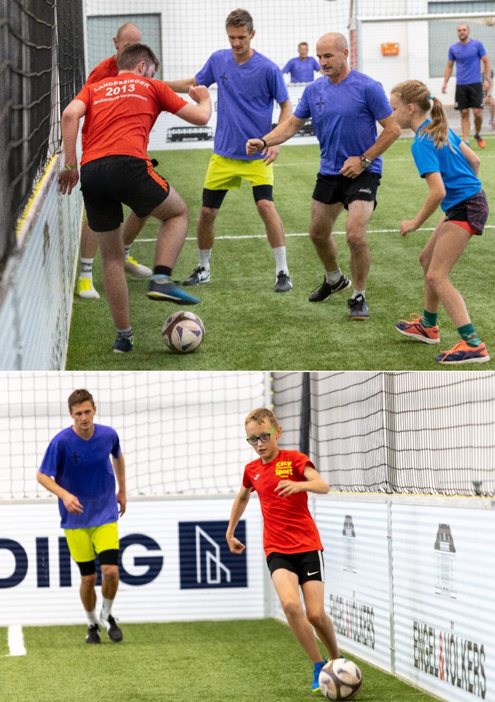 Familienfußballtag der Militärseelsorge – mit Ex-Hansa Profi