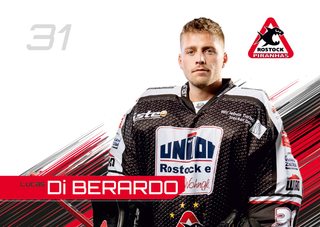 Top-Goalie Di Berardo bleibt bis 2024 in Rostock | Foto: REC
