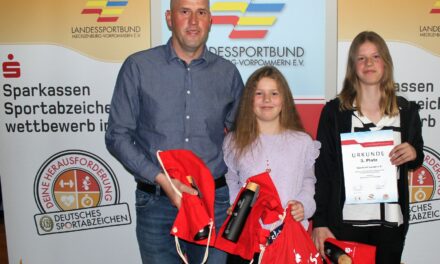 Sportabzeichen-Wettbewerb 2021 ausgewertet – SC Laage 3.Platz