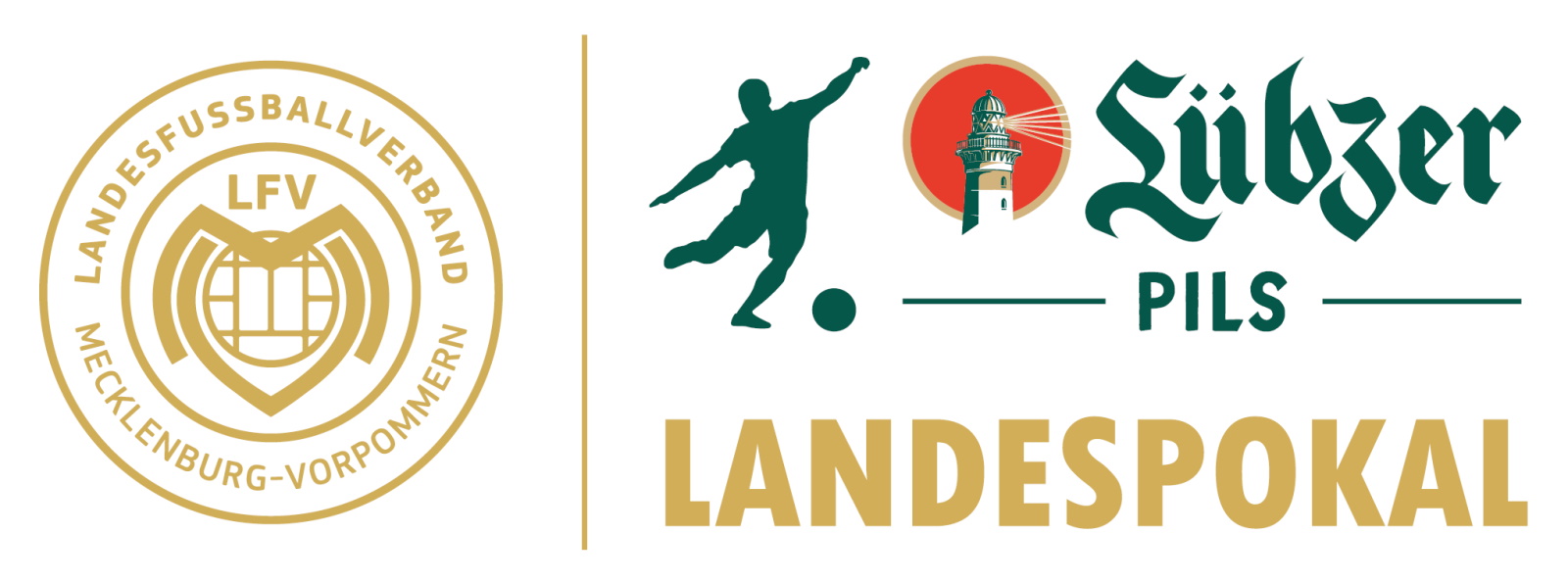 Logo Lübzer Pils Landespokal
