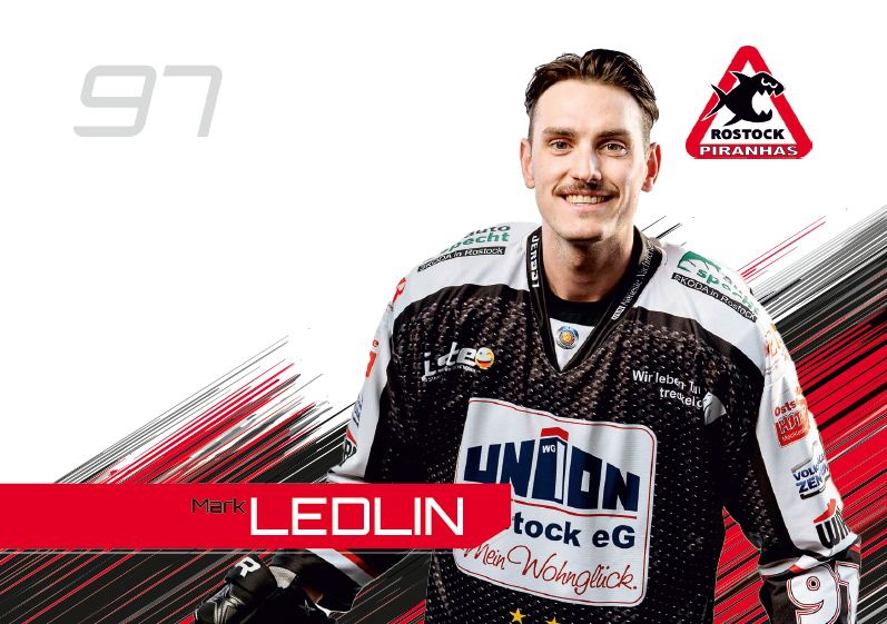 Mark Ledlin verlängert beim Rostocker Eishockey Club e.V.