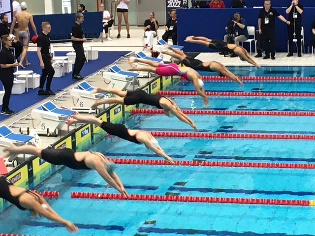 Greifswalder Schwimmer beim Weltcup 2022 in Berlin