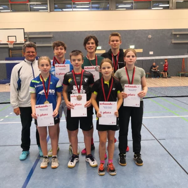 Auftakt ins 2. Halbjahr – Schweriner Badmintonnachwuchs legt perfekten Start hin
