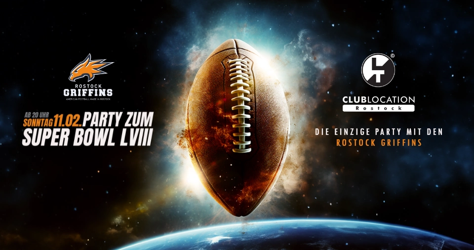 Rostock Griffins und LT-Clublocation laden zum Super Bowl-Event