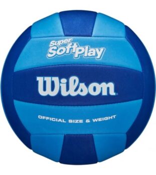 Wilson Volleyball Super Soft Play, Kunstleder, Outdoor und Indoor-Volleyball, Beachvolleyball