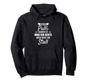 Reiter Stall Pulli Pferdesport Reiterin Pferde Mädchen Pullover Hoodie