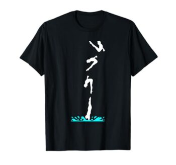 Wasserspringer Turmspringer T-Shirt Geschenk Klippenspringer T-Shirt