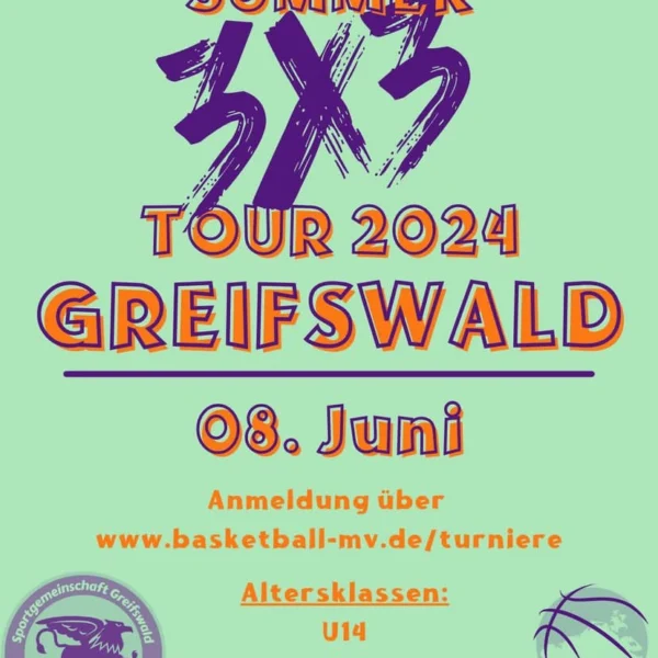 Zweiter Halt der 3×3 Summer Tour 2024 in Greifswald