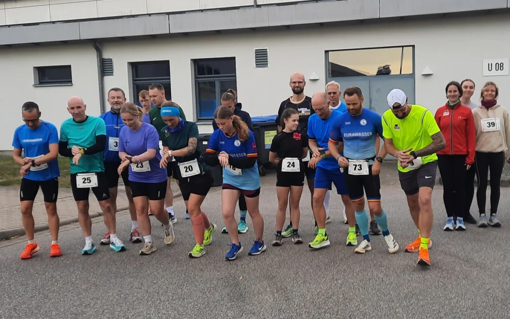 1. Kranichlauf auf dem Fliegerhorst in Laage