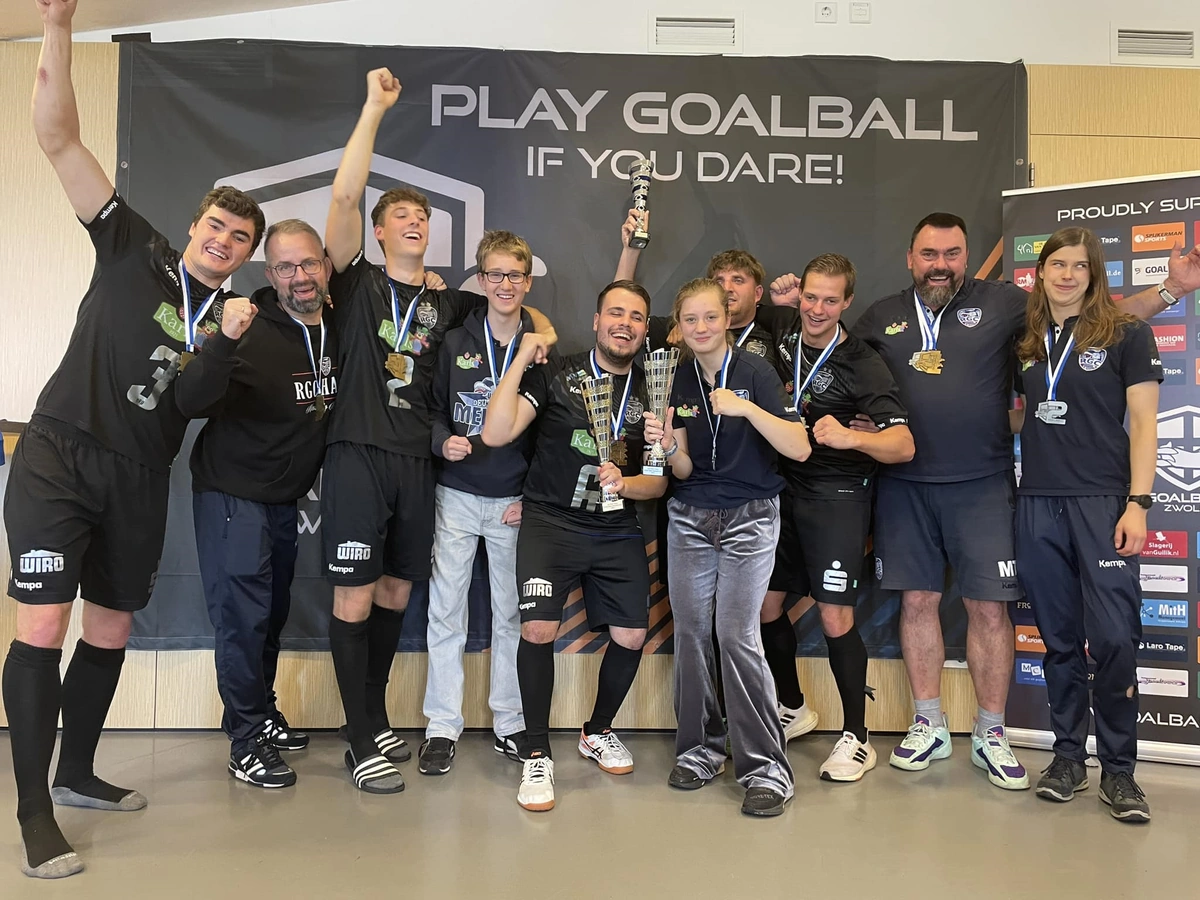 Gold und Silber bei den Goalball Dutch Open