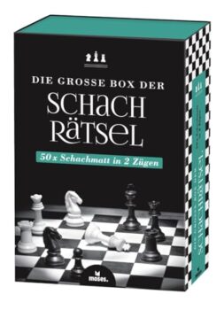 moses. Die Grosse Box der Schachrätsel - 50 x Schachmatt in Zwei Zügen, White