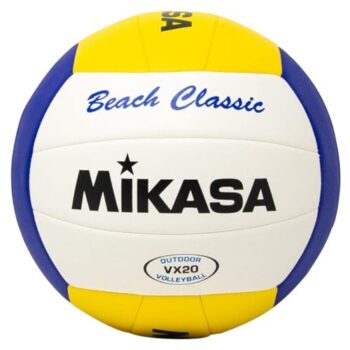 Mikasa VX20 Beach Classic Ball VX20, Unisex Volleyballs, White, 5 EU