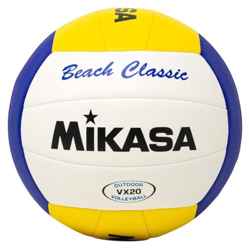 Mikasa VX20 Beach Classic Ball VX20, Unisex Volleyballs, White, 5 EU