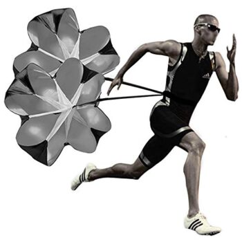 Kaxich 56 Zoll Sprintfallschirm Sprinttraining Fallschirm Schnelligkeitstraining Umbrella Speed Training Chute