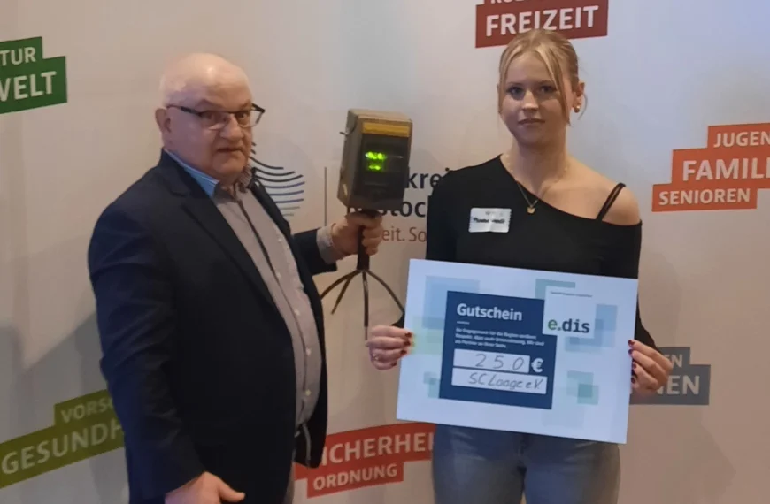 SC Laage für seine Nachhaltigkeit ausgezeichnet