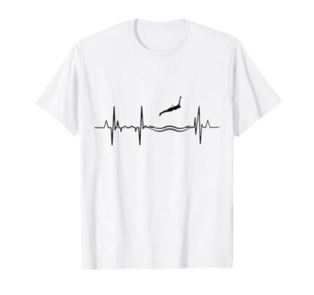Klippenspringen Herzlinie Pulse Line T-Shirt