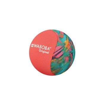 Waboba Wasser-Sprung-Ball – Der Originale Skip-Ball für Ozean, See & Pool – Hochleistungs-Wasser-Spielzeug für endlosen Sommer-Spaß – Robuster, weicher Gelkern für einfaches Springen – Neon Abstract