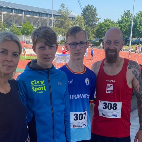 Leichtathletik-Landesmeisterschaften: Wie die Mutter so der Sohn
