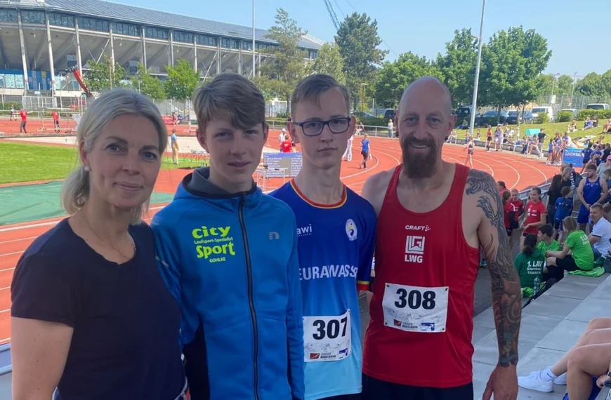 Leichtathletik-Landesmeisterschaften: Wie die Mutter so der Sohn