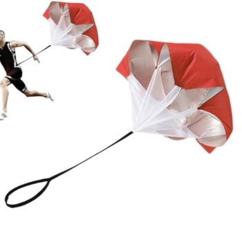 Fallschirm zum Laufen, Geschwindigkeitstraining, Fallschirm, Trainingsgerät, tragbarer 150 cm Fallschirm zum Laufen, Basketball-Trainingsbänder, Regenschirm für Laufen, Sprint, Rutsche, Fußball, Sport