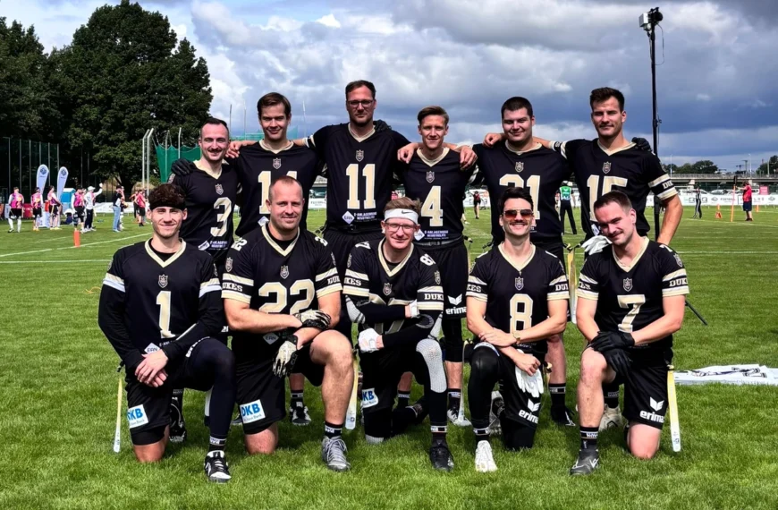 Strelitz Dukes erreichen 7. Platz beim Final 8 der DFFL in Dresden