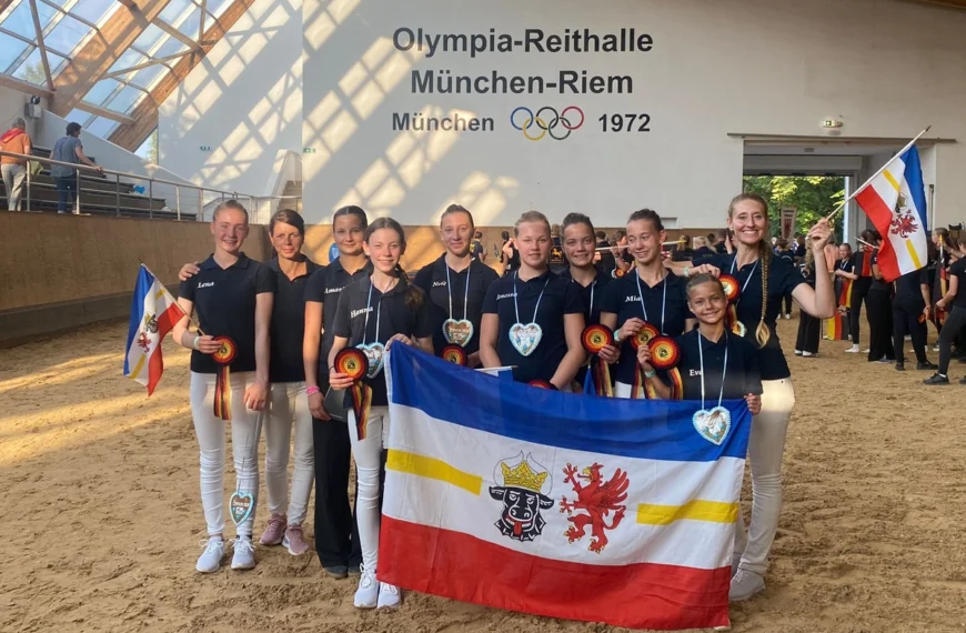 Gold für Amari Santamaria Diaz bei DJM Voltigieren 2025