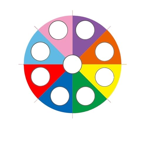 XIUsheUA Spielen Fallschirm Regenbogen Regenschirm mit Löchern Gopher Spiel Outdoor Sport Sensorische Training Ausrüstung Gopher Regenbogen Regenschirm für Hinterhof, Spielplatz(3.0m)