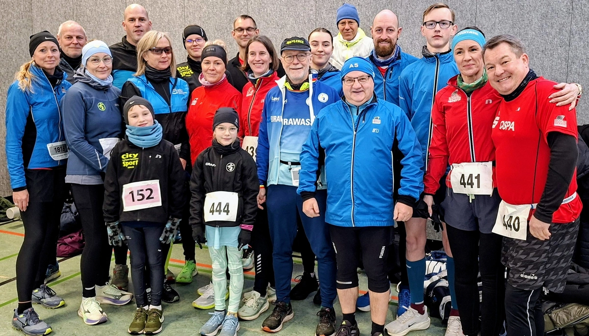 Neujahrslauf mit über 40 Jahren Tradition im Schnee gestartet