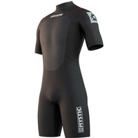 MYSTIC BRAND 3/2 BACK ZIP Shorty 2023 black - XS