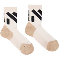 NNormal Race Sock Low Cut Socken Beige Schwarz, Größe L
